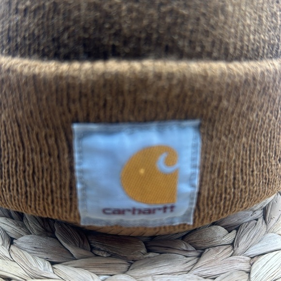 Carhartt Rust Color Knit Beanie Unisex Snow Day Hiking Climbing - Picture 2 of 6